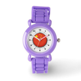 Roter Glitzer-Strap-Watch für die China von Kid Armbanduhr