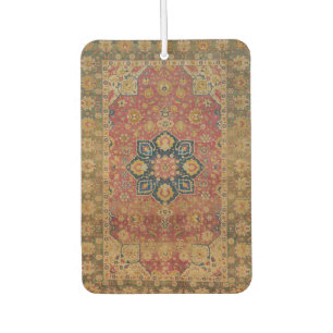 Roter Gold Kashan Teppich Persisch Asiatisch Autolufterfrischer