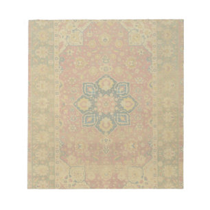 Roter Gold Kashan Teppich Persisch Asiatisch Notizblock