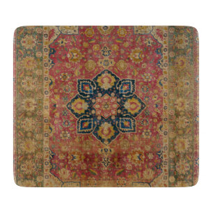Roter Gold Kashan Teppich Persisch Asiatisch Schneidebrett