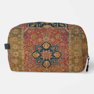 Roter Gold Kashan Teppich Persisch Asiatisch Waschbeutel