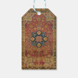 Roter Gold Kashan Teppich Persischer Asiatischer Geschenkanhänger