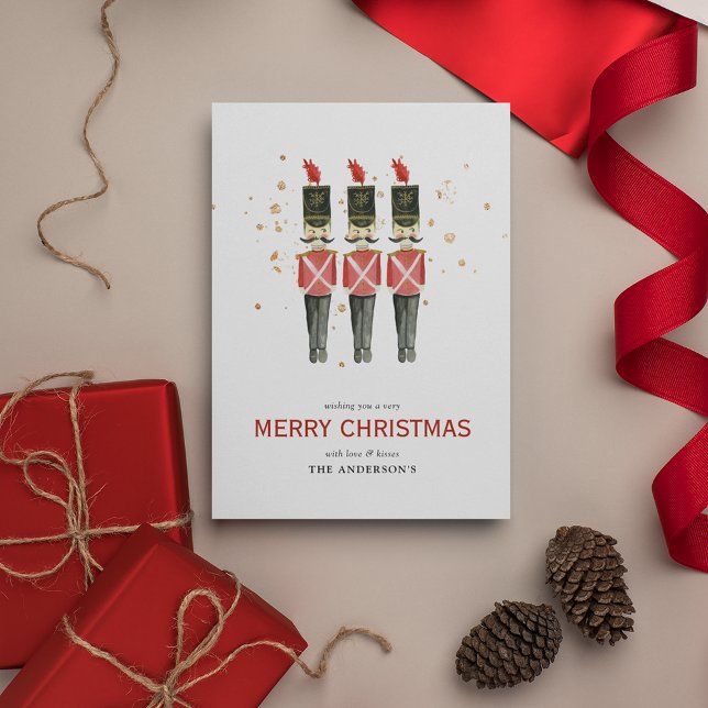 Roter & Goldener Nussknacker Weihnachten (Von Creator hochgeladen)