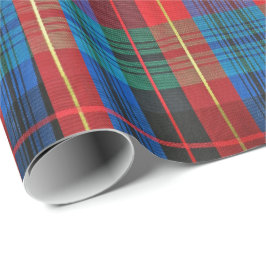 Roter, grüner, blauer Tartan-karierte Geschenkpapier