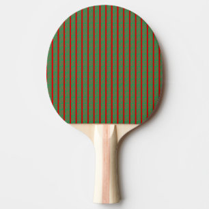 Roter grüner Weihnachtsstrumpf Ping-Pong-Schläger Tischtennis Schläger