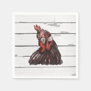 Roter Hahn Barnyard Party Farmhouse Stil Serviette