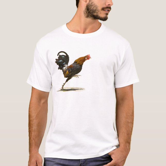 Roter Hahn T-Shirt (Vorderseite)