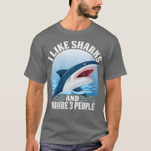 Roter Hai-Teehai-Damenhaie T-Shirt