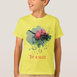 Roter hässlicher Käfer Natur Insekt Personalisiert T-Shirt