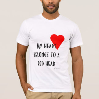 Roter Hauptherz-T - Shirt