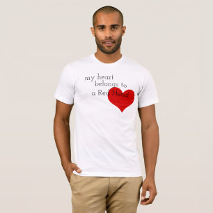 Roter Hauptherz-Valentinstag T-Shirt