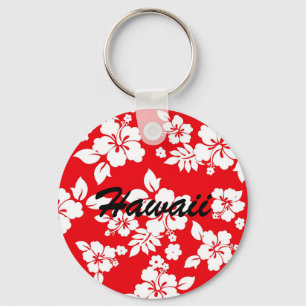 Roter Hawaiianer Schlüsselanhänger