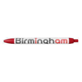 Roter Herz-Stift Birminghams Kugelschreiber
