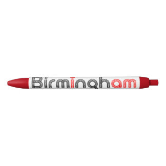 Roter Herz-Stift Birminghams Kugelschreiber