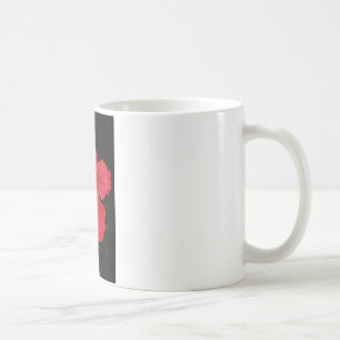 Roter Hibiskus Kaffeetasse