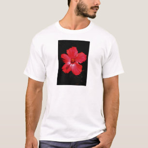 Roter Hibiskus T-Shirt