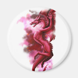 Roter Himmel am Morgen Magnet