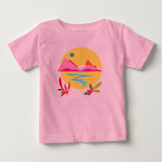 Roter Himmel Baby T-shirt