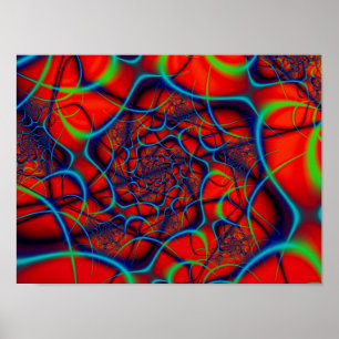 Roter Hintergrund Poster