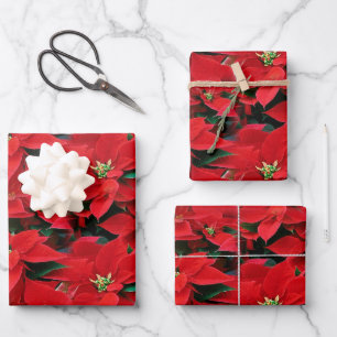 Roter Holiday Geschenkpapier Set