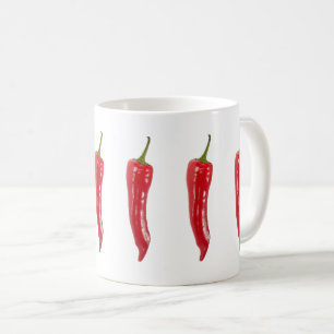 Roter Hot Chili Kaffeetasse