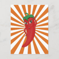 Roter Hot Pepper Diva Imitate Stickerei drucken