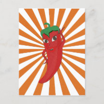 Roter Hot Pepper Diva Imitate Stickerei drucken