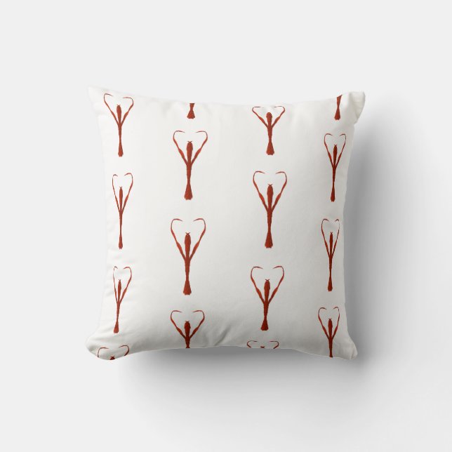 Roter Hummer Kissen (Vorderseite)