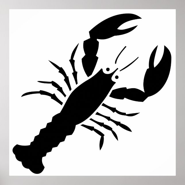 Roter Hummer Poster (Vorne)