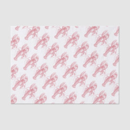 Roter Hummer Seidenpapier