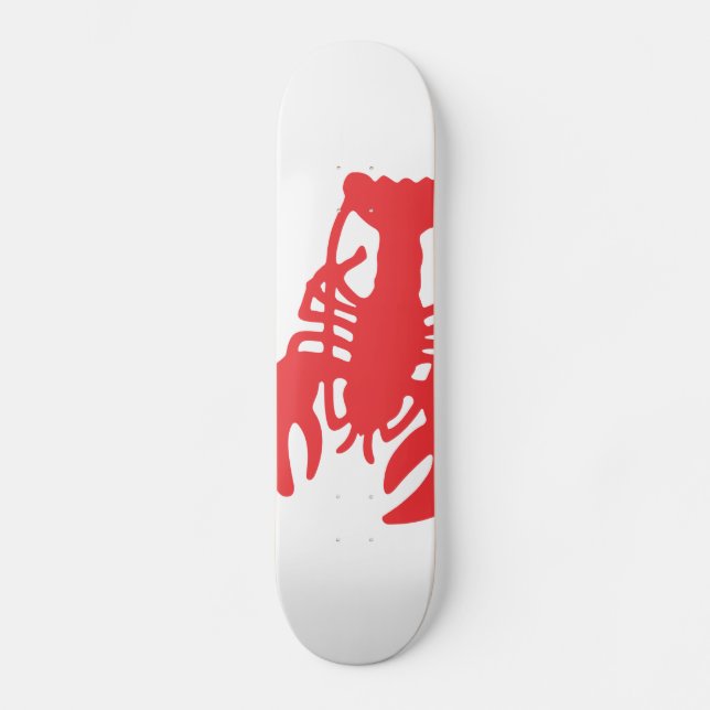 Roter Hummer Skateboard (Vorderseite)