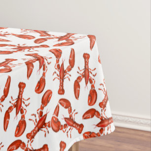 Roter Hummer Tischdecke
