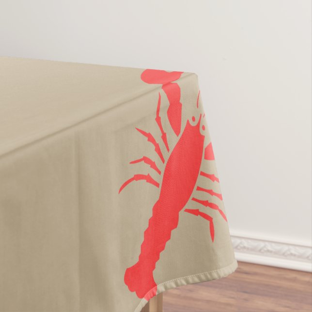 Roter Hummer Tischdecke (Beispiel)