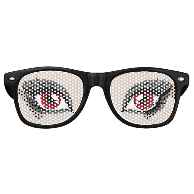 Roter Hunger Vampire Eyes Halloween-Party Kostüm Sonnenbrille (Vorderseite)