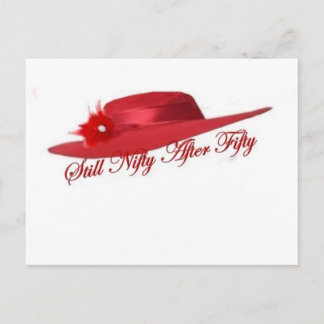 roter Hut Postkarte