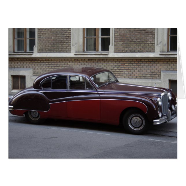 Roter Jaguar Mark IX (Vorderseite (Horizontal))
