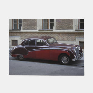 Roter Jaguar Mark IX Fußmatte