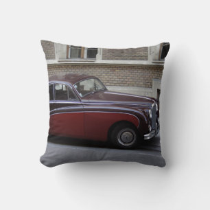 Roter Jaguar Mark IX Kissen