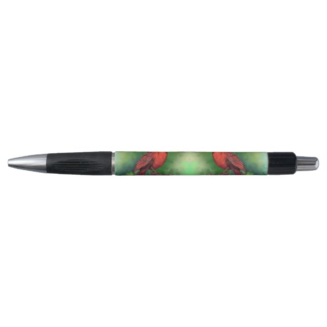 Roter Kardinal Bird Pen Kugelschreiber (Vorderseite)