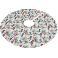 Roter Kardinal Blue Jay Monogram