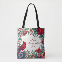 Roter Kardinal gibt Beileid Keepake Memorial Tasche