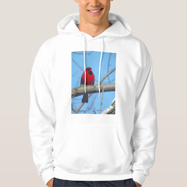 Roter Kardinal/Vogel Hoodie (Vorderseite)