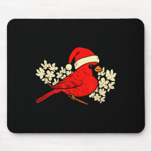 Roter Kardinal-Vogel-Weihnachten-Hässlicher-Weihna Mousepad
