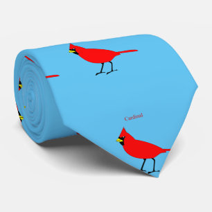 Roter Kardinals-Vogel Thunder_Cove Krawatte