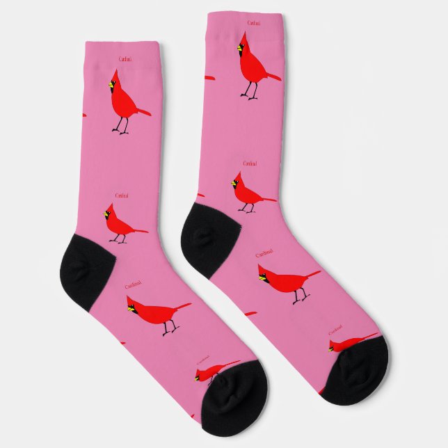 Roter Kardinalvogel Thunder_Cove Socken (Rechts)