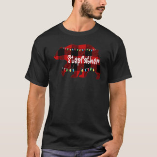 Roter karierter Cousin Bärenbüffel passend Familie T-Shirt
