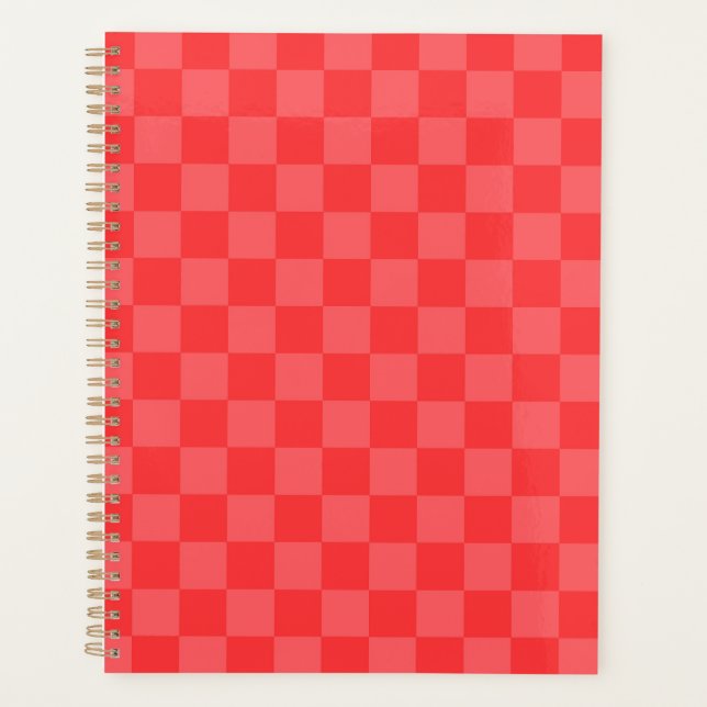 Roter Karo Planer (Vorderseite)