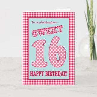 Roter Karo-Polka-Bonbon-16. Einladung