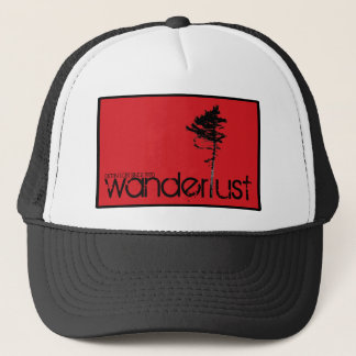 Roter Kasten-Fernlastfahrer-Hut Truckerkappe