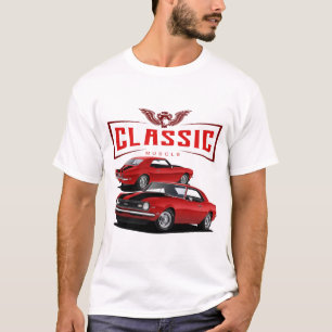 Roter Klassiker Camaro T-Shirt